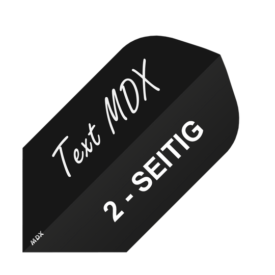 10 set bedrukte meenemers op 2 zijden - gewenste tekst - MDX Slim