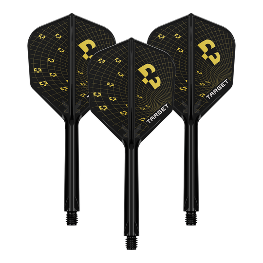 Target K-Flex Bolide No6 Flights Foto eines Sets von Dart-Flights, vermutlich Target K-Flex Bolide No6 in 33mm. Es sind mehrere der Flights zu sehen.