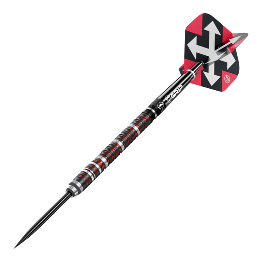 Dardos de acero Bulls Sixty S2 Das Bild zeigt die Bulls Sixty S2 Steeldarts. Die Darts sind für präzises Werfen beim Dartspiel entworfen.