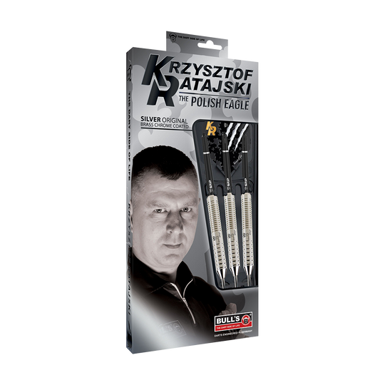 Bulls Krzysztof Ratajski Brass Silver Steeldarts - 22g