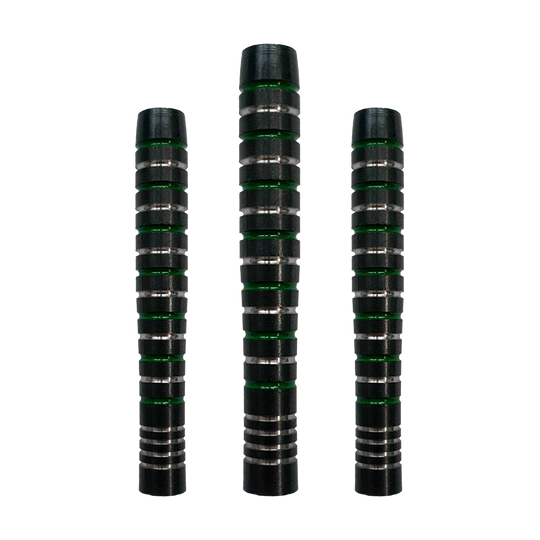 Barriles de dardos blandos McDart Silver Green - 20 g
