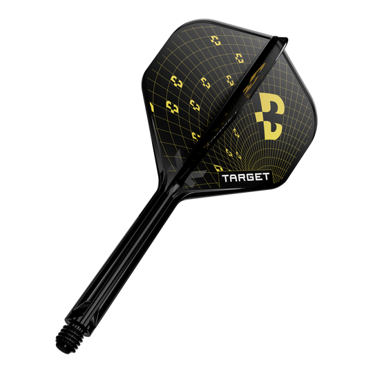 Target K-Flex Bolide No2 Standard Flights Abgebildet ist ein einzelnes Target K-Flex Bolide No2 Standard Flight mit 33mm Länge. Das Dart Flight ist deutlich erkennbar.