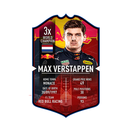 Konečná karta - Max Verstappen