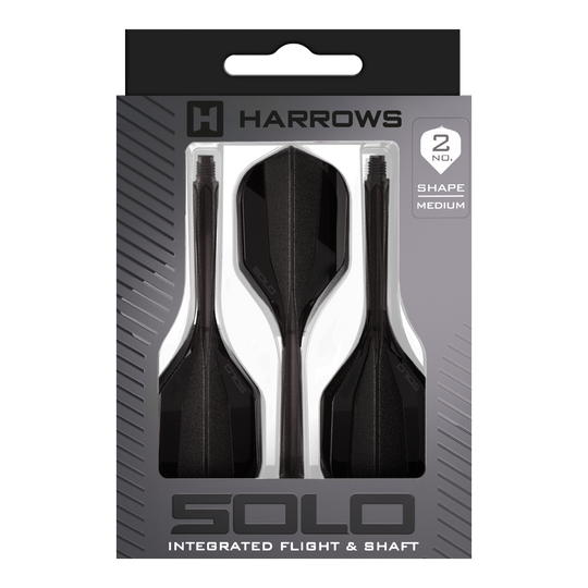 Harrows Solo No2 Flight-Shaft-System - Schwarz