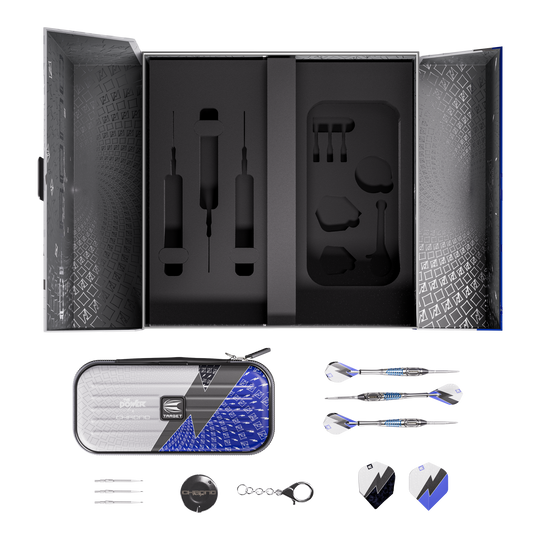 Fléchettes en acier Target Phil Taylor Power X Chrono Swiss Points