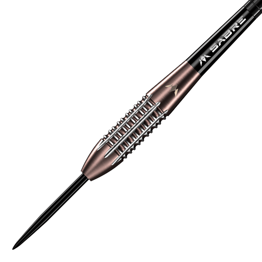 Mission Arkitekt Bronze Silika PVD Steeldarts - 23,5g Das Bild zeigt die Mission Arkitekt Bronze Silika PVD Steeldarts mit einem Gewicht von 23,5g. Die Steeldarts haben ein elegantes Bronze-Design.