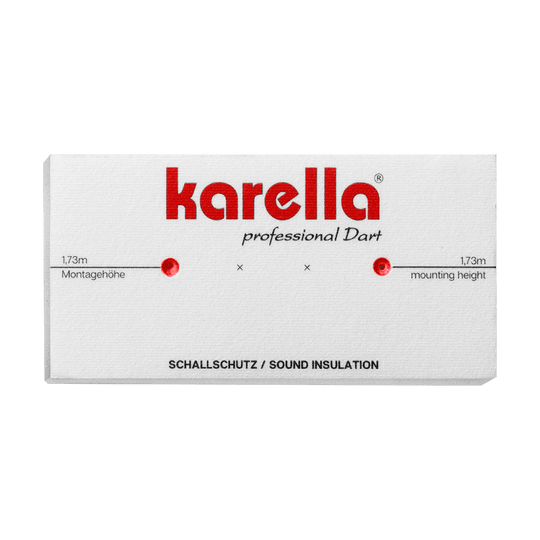 Schallschutz Karella für Steeldartboards mit integriertem Surround Auffangring