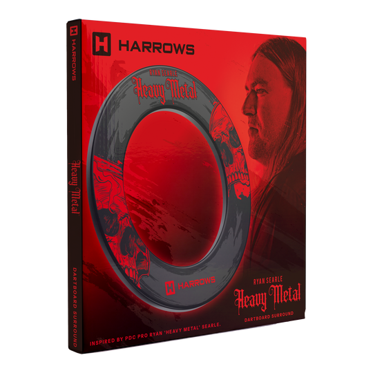 Harrows Ryan Searle Heavy Metal Surround Harrows Ryan Searle Heavy Metal Surround ist zu sehen. Der Surround hat eine robuste Ausführung.