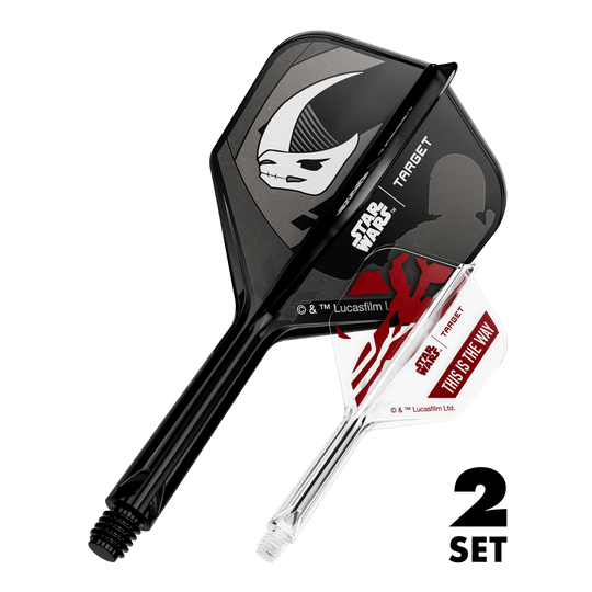 Target Star Wars K-Flex-Set Mandalorian No6 Flights Bild zeigt das Produkt mit dem Dateinamen 410624_Target_StarWars_K-Flex_Mandalorian_2PackSet_No6_Flights_26mm_1. Die Grafik stellt vermutlich ein Star Wars Mandalorian Thema dar.