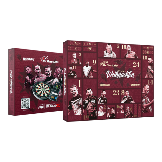 McDart Premium Adventskalender 2026 für Steeldart-Spieler McDart Premium Adventskalender 2026 für Steeldart-Spieler