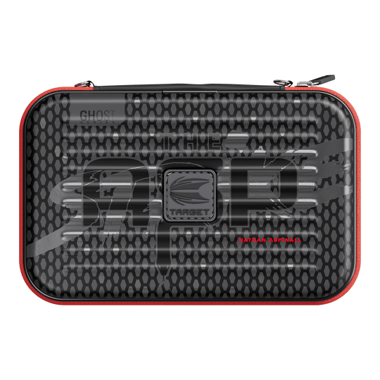 Pouzdro na šipky Takoma XL Ghost Series Nathan Aspinall Das Bild zeigt das Takoma XL Ghost Series Nathan Aspinall Dartcase. Das Dartcase ist speziell für Dartspieler entworfen.