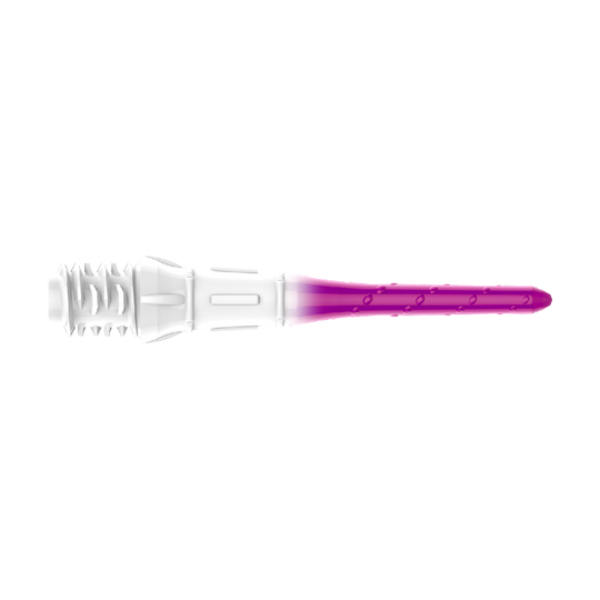 Końcówki do brwi L-Style Premium Lippoint Gradiation Dart Tips (opakowanie 30 sztuk) Das Bild zeigt L-Style Premium Lippoint Gradiation Dartspitzen 30er Pack in der Farbe Grape. Die Dartspitzen sind in einer Nahaufnahme dargestellt.