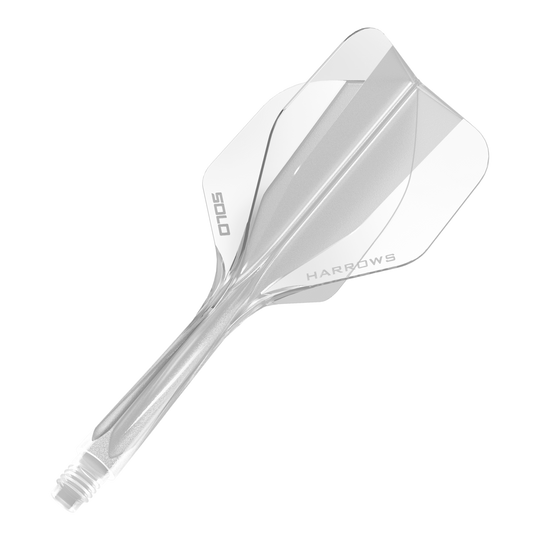 System wału lotniczego Harrows Solo No6 – przezroczysty Dieses Bild zeigt das Harrows Solo No6 Flight-Shaft-System in Clear. Es wird als Ersatzteil für Dartpfeile genutzt.