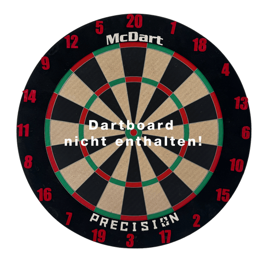 McDart Dartboard Number Rings / Number Ring Classic Abgebildet ist ein klassisches rotes Board. Das Board hat eine rechteckige Form.