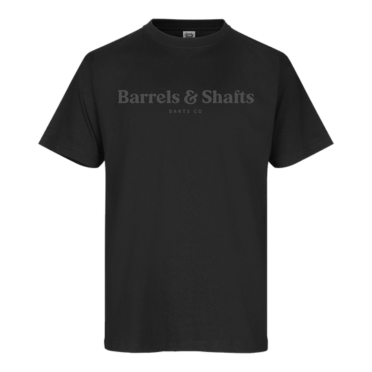 T-shirt „Barrels and Shafts” – czarny