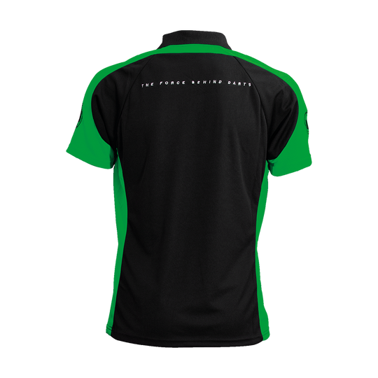 Winmau Wincool3 Dart Shirt - Negro / Verde Neón - 4XL