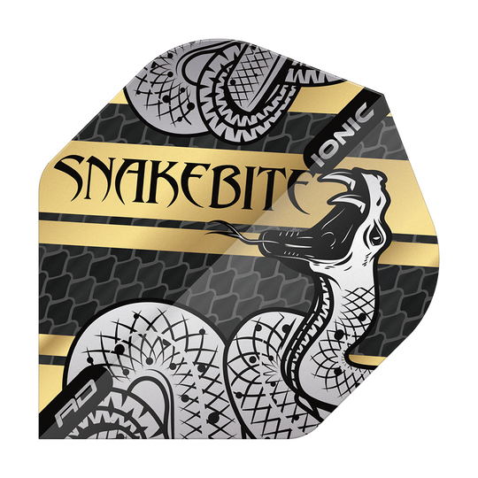 Red Dragon Hardcore Ionic Snakebite Coiled Snake Gold Standard Flights