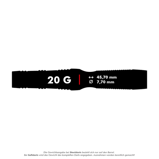 Winmau Simon Whitlock Dynamic Special Edition 2022 Softdarts - 20g