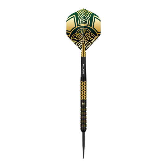 Dardos de acero Winmau Brendan Dolan Signature Series Die abgebildeten Darts sind Winmau Brendan Dolan Signature Series Steeldarts. Sie zeichnen sich durch ihre spezielle Form und Verarbeitung aus.