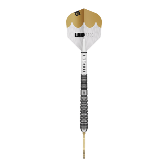 Target Redux 03 Swiss Point Steeldarts werden auf diesem Bild präsentiert. Sie sind optimal für ambitionierte Dartspieler geeignet.