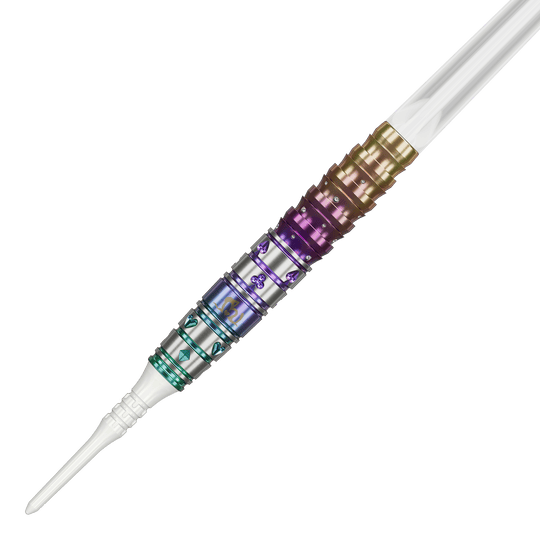 Měkké šipky Target Japan Prime Series Mayuko Morita Mayo GEN7 - 18g Auf dem Bild sind die Target Japan Prime Series Mayuko Morita Mayo GEN7 Softdarts mit 18g abgebildet. Sie zeichnen sich durch ihr besonderes Design für den Dartsport aus.