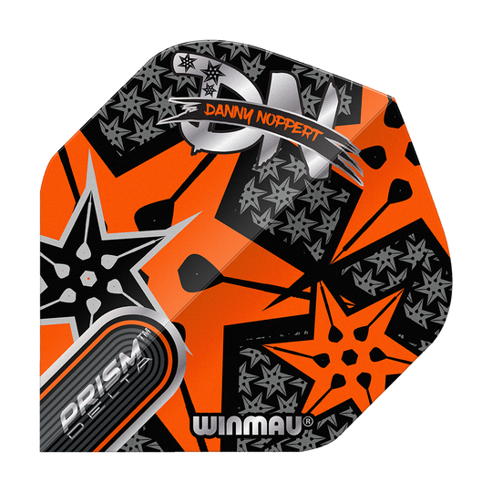 Winmau Prism Delta Danny Noppert Orange Signature No2 Standardní lety