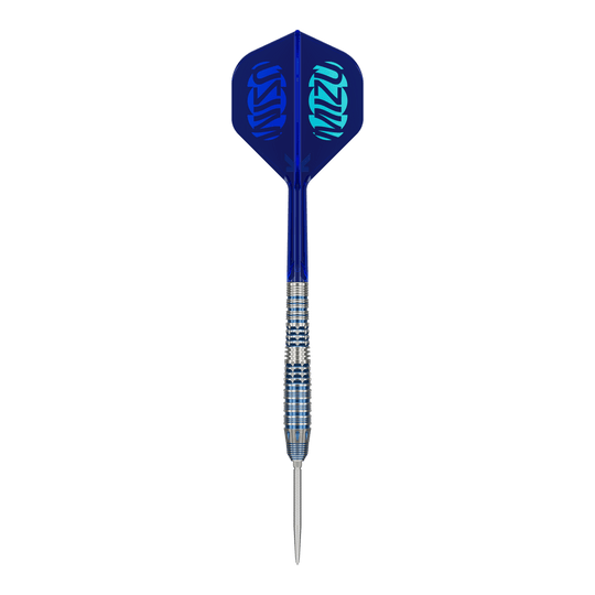 Šipky Target Japan Mizu Series 03 Swiss Point Steel Das Bild zeigt die Target Japan Mizu Series 03 Swiss Point Steeldarts. Diese Darts sind für professionelle Dartspieler geeignet.
