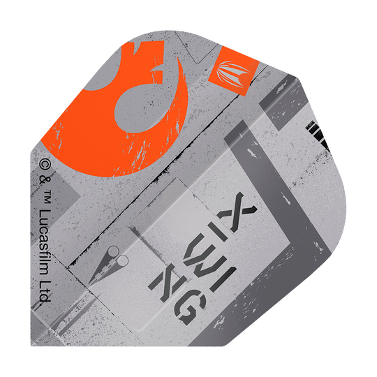 Lety Target Star Wars ProUltra X-Wing No.6 Zu sehen ist das Produkt Target Star Wars ProUltra X-Wing No6 Flights. Diese Dart-Flights zeigen ein X-Wing Design aus Star Wars.