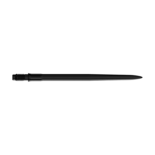 Mission R2.5 Rapid Point SM1 Dartspitzen - Schwarz Das Bild zeigt Dartspitzen in Schwarz mit 40mm Länge. Zu sehen sind die Mission R25 Rapid Point SM1 Dartspitzen.