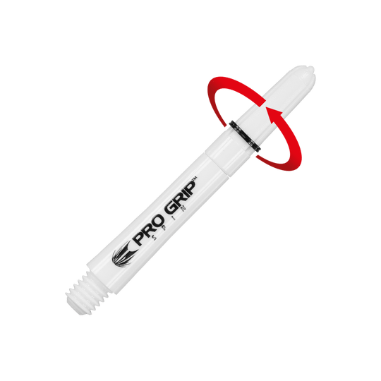 Target Pro Grip Spin Shafts - 3 Sets - White