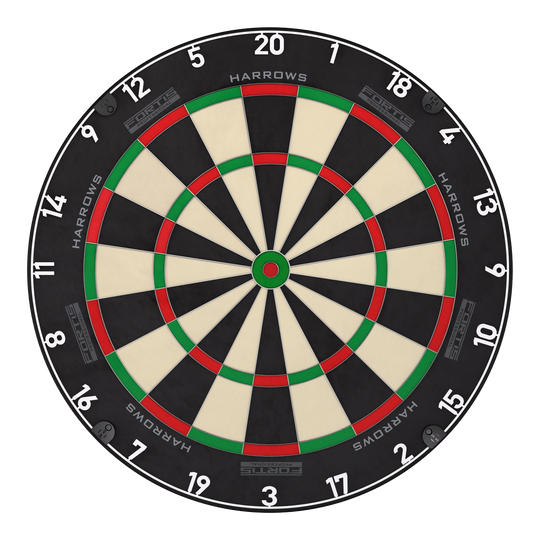 Diana de acero Harrows Fortis Hier sieht man das Produkt Harrows Fortis Steeldartboard. Es bietet eine erstklassige Spielfläche für Dartfans.