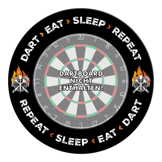 McDart Dartboard Surround - Dart Eat Sleep Repetir
