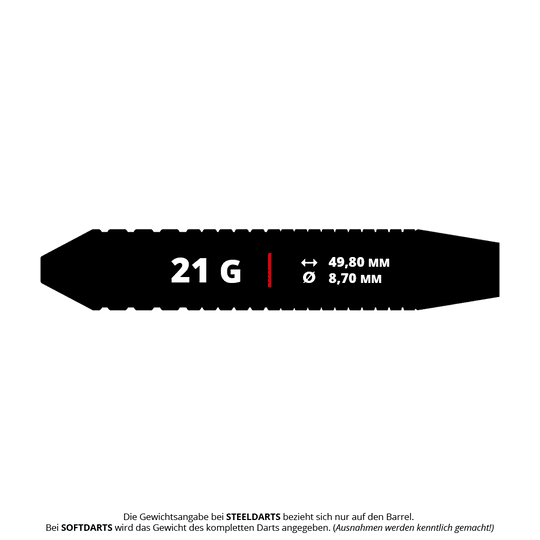 Šipky Bulls FC Bayern Mnichov mosazné ocelové - 21g Die Bulls FC Bayern München Brass Steeldarts - 21g sind hochwertige Darts im Design des FC Bayern München. Sie sind ideal für Dartspieler und Fans des Vereins.