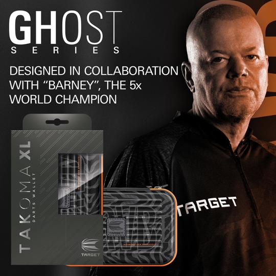 Pouzdro na šipky Takoma XL Ghost Series Raymond Van Barneveld Abgebildet ist das Takoma XL Ghost Series Raymond Van Barneveld Dartcase. Dieses Etui schützt Dartzubehör vor Beschädigungen.