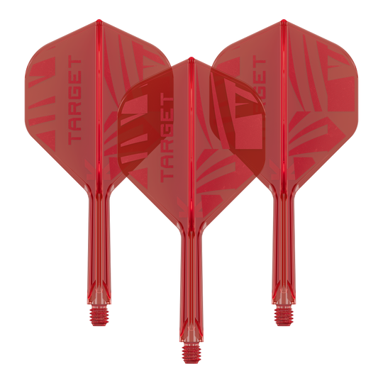 Ailettes standard Target K-Flex rouges n° 2 Ailettes standard Target K-Flex rouges n° 2