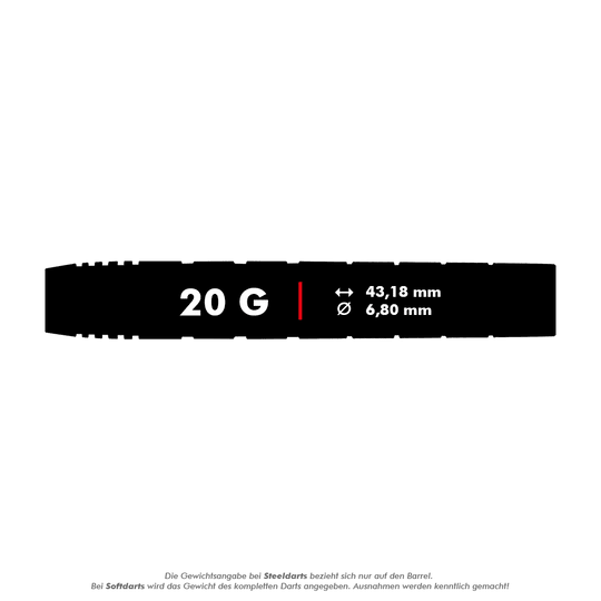 Red Dragon Luke Humphries TX4 Avenger Softdarts - 20g
