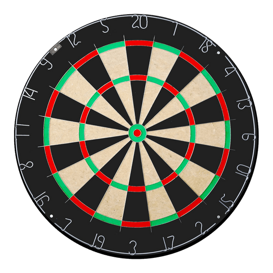 Sada terčů Karella BullOut včetně 2 sad ocelových šipek Abgebildet ist das Karella Dartboard BullOut Set mit zwei Sätzen Steeldarts. Das Produkt ist perfekt für Darts-Fans und beinhaltet ein Dartboard sowie Steeldarts.