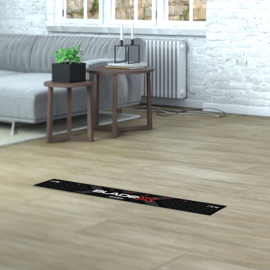 Vrhací šňůra Winmau Blade X Hier ist die Winmau Blade X Abwurflinie abgebildet. Sie wird beim Dartspiel als Markierung verwendet.