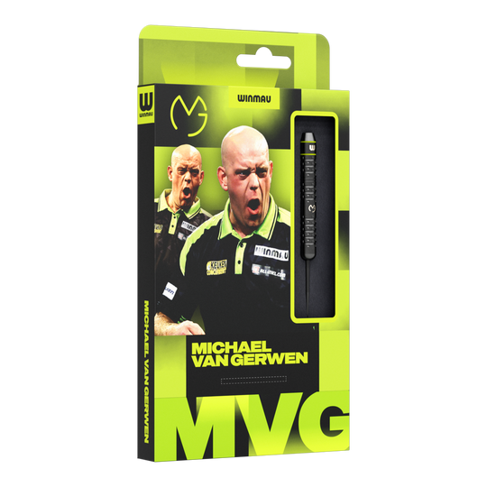 Winmau Michael Van Gerwen mosazné Steeldarts - 21g Zu sehen sind Winmau Michael Van Gerwen Core Brass Steeldarts - 21g. Das Produkt besteht aus mehreren Darts.