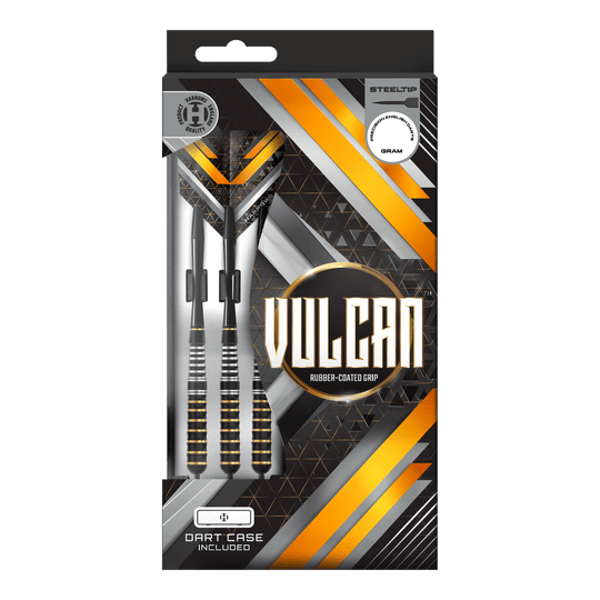 Ocelové šipky Harrows Vulcan Das Bild zeigt Harrows Vulcan Steeldarts. Die hochwertige Verarbeitung ist deutlich sichtbar.