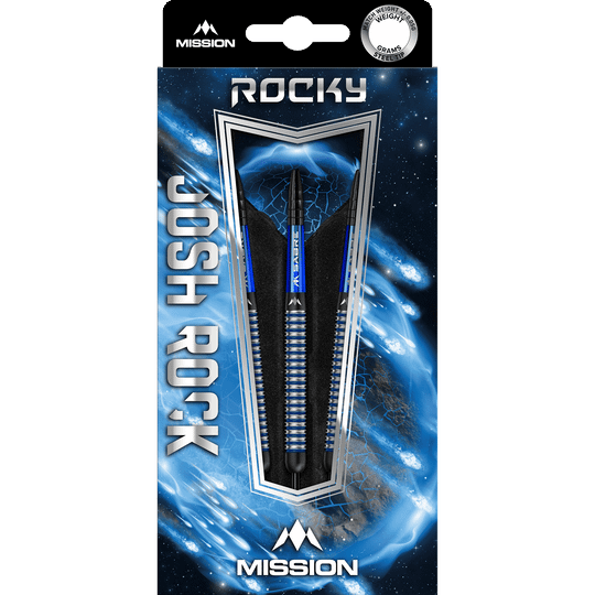 Mission Josh Rock The Rock Black Blue Steeldarts