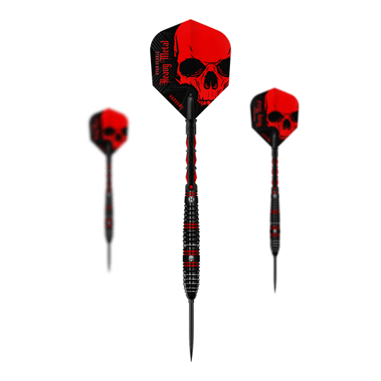 Dies ist ein Harrows Ryan Searle 90% Steeldarts Quick Point Steeldart-Set. Die Darts sind aus hochwertigem Material gefertigt.