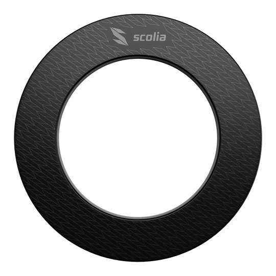 Bordo per bersaglio per freccette Scolia Stealth Abgebildet ist das Scolia Stealth Dartboard Surround. Es handelt sich um eine Umrandung für Dartscheiben.