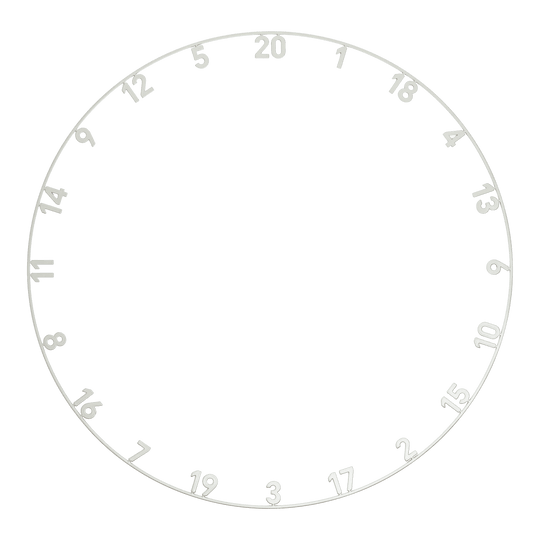 Precise 180 Endorphine Steeldartboard mit Nummernring - Gunmetal Zu sehen ist das Precise 180 Endorphine Steeldartboard mit Nummernring in der Farbe Gunmetal. Das Board bietet eine robuste und moderne Spielfläche.
