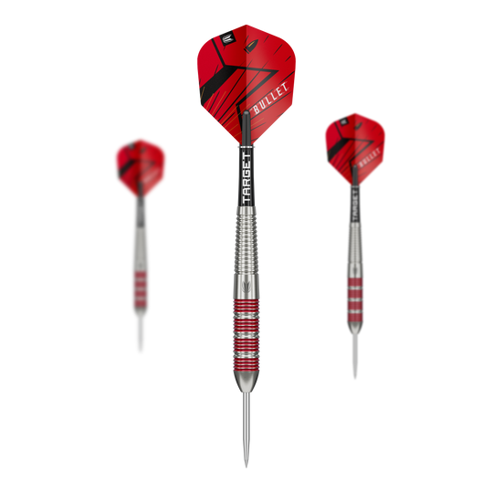 Target Stephen Bunting Bullet 100 Teile Brass Steeldart Set - 22g Target Stephen Bunting Bullet 100 Teile Brass Steeldart Set - 22g