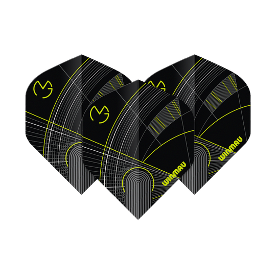 Letky Winmau Prism Delta MvG černá zelená č. 2 Abgebildet sind Winmau Prism Delta MvG Black No2 Standard Flights. Das Flight-Set verfügt über ein markantes Design.