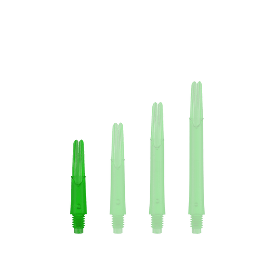 L-Style L-Shafts Locked Straight - Green 130 L-Style L-Shafts Locked Straight in besonderem Farbton. Zu sehen ist der Schaft in Nahaufnahme.