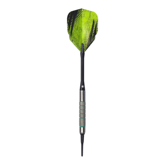 Měkké šipky McDart 85 Tungsten V7 - 16,5 g McDart 85er Tungsten V7 Softdarts - 16,5g ist als einzelner Dart zu sehen. Die Spitze und der Schaft sind gut erkennbar.