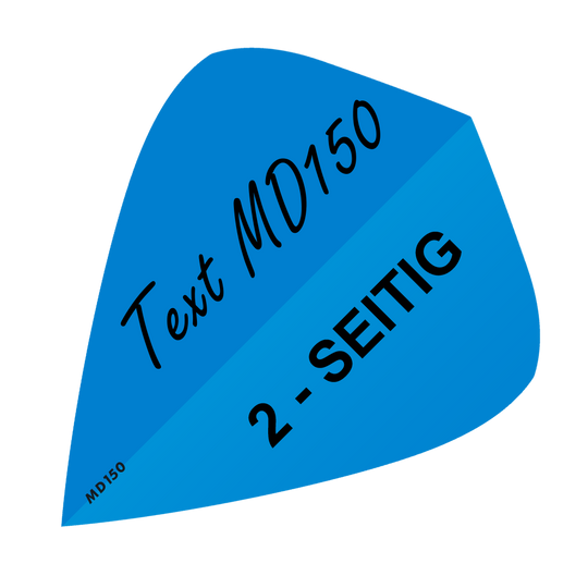 10 set di alette stampate su 2 lati - testo desiderato - aquilone MD150