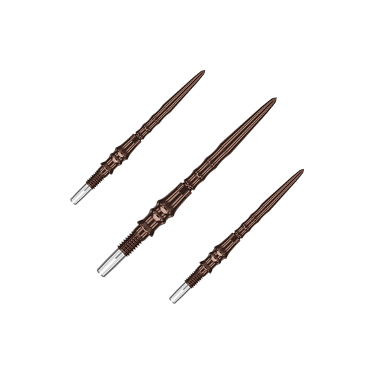 Puntas Steldart de punta suiza premium Target Japan - Sílice Auf dem Bild sieht man ein Set von Steeldartspitzen, Modell Silica mit 30mm Länge. Es handelt sich um die Target Japan Premium SwissPoint Serie.
